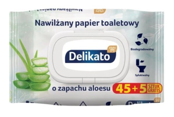 DELIKATO PAP.TOAL.NAWILŻANY A45+5